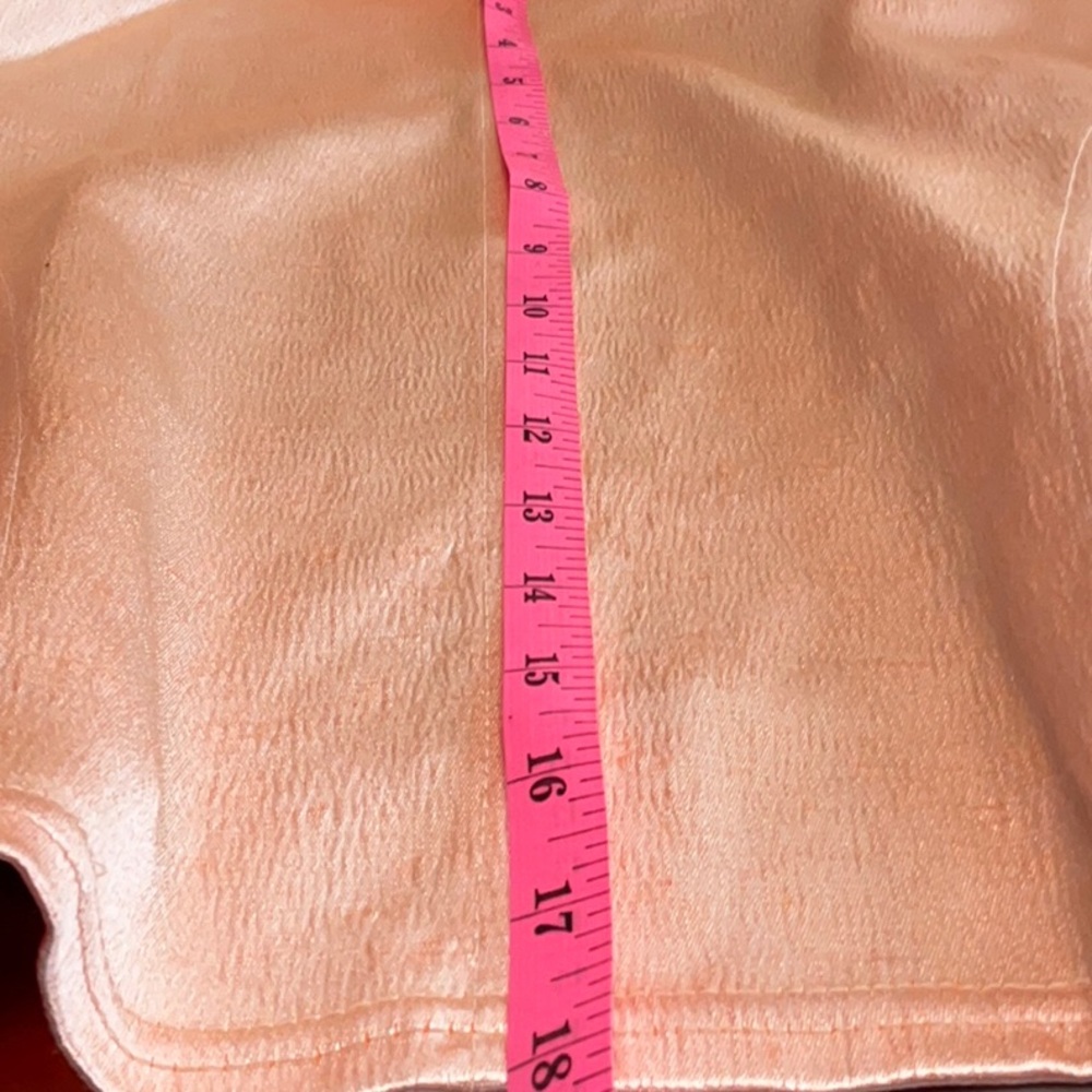 Vintage Massconi Women's Peach Satin Jacket & Bodysuit Set - Picture 13 of 13